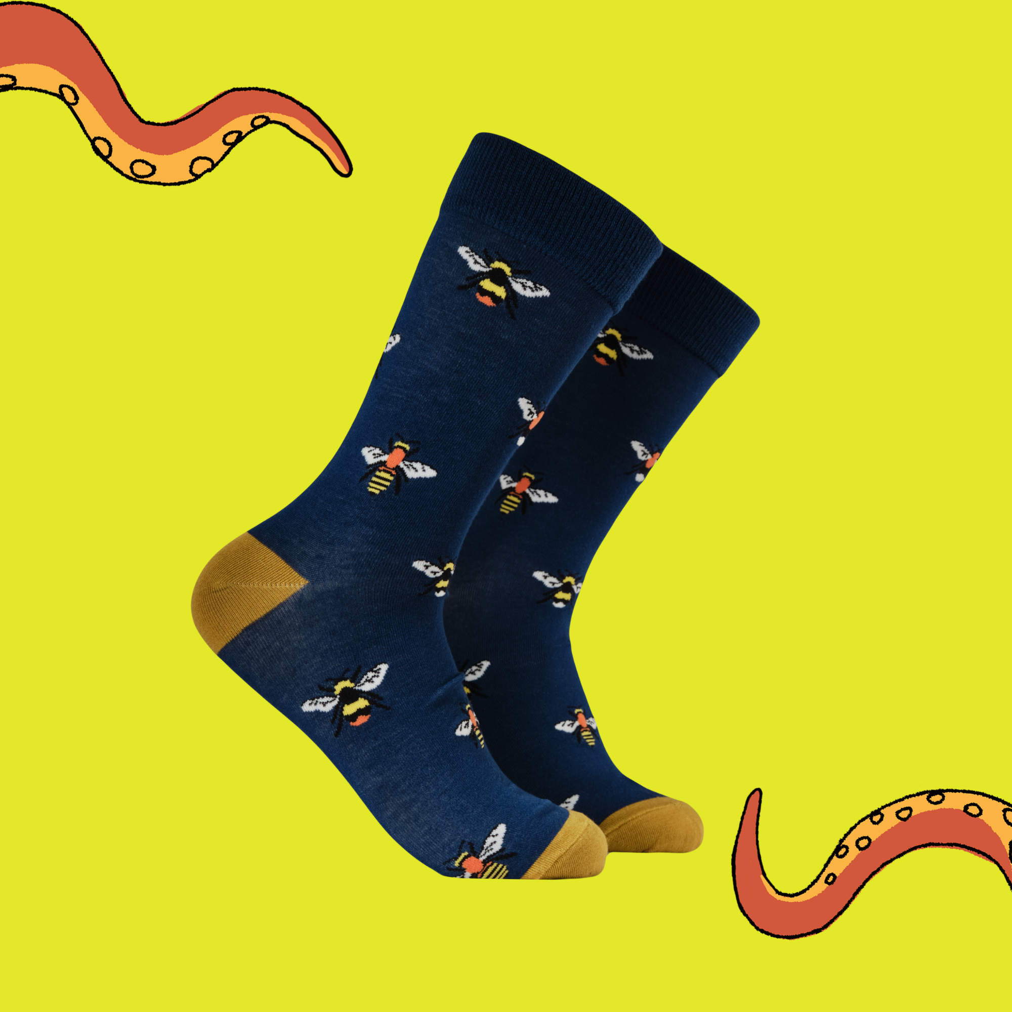 Bamboo Socks - Bee Happy