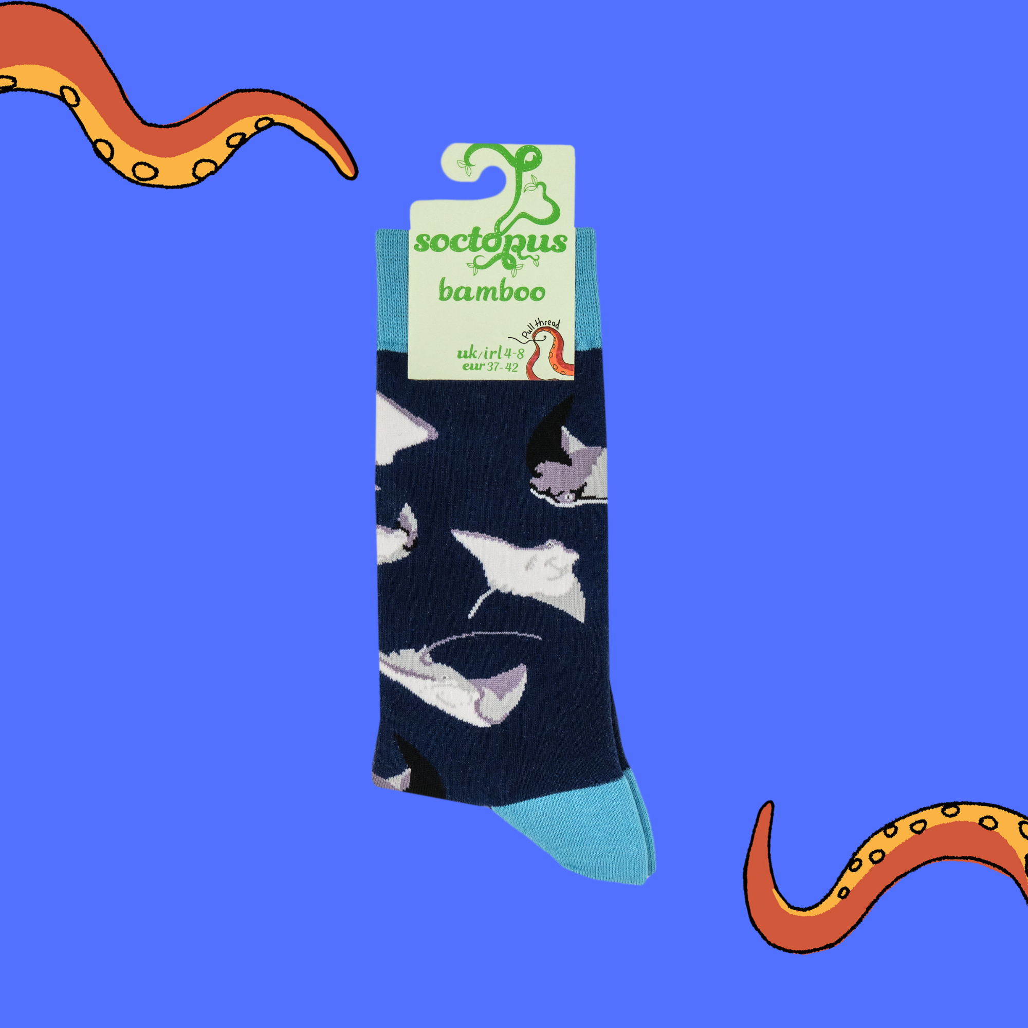 Sting Rays Bamboo Socks