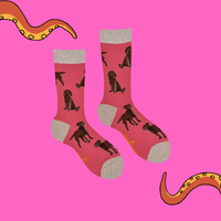 Chocolate Spaniel Socks - Span au Chocolat