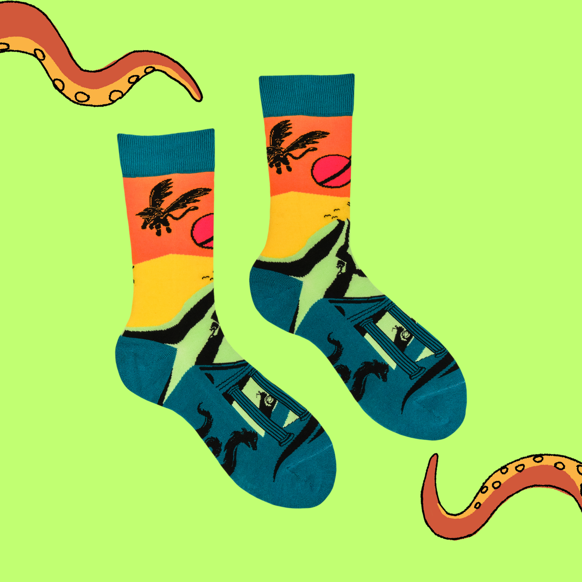 Mount Olympus Socks - Fran Haslam