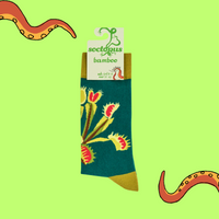 Venus Fly Trap Bamboo Socks