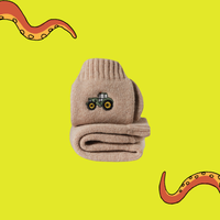 Tractor Embroidered Boot Socks