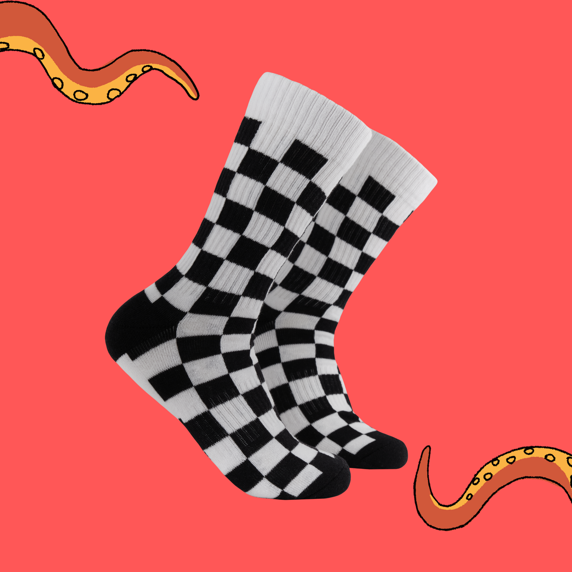 Cheque Me Out Athletic Socks