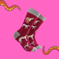 Whippet Socks - Off Like a Whippet