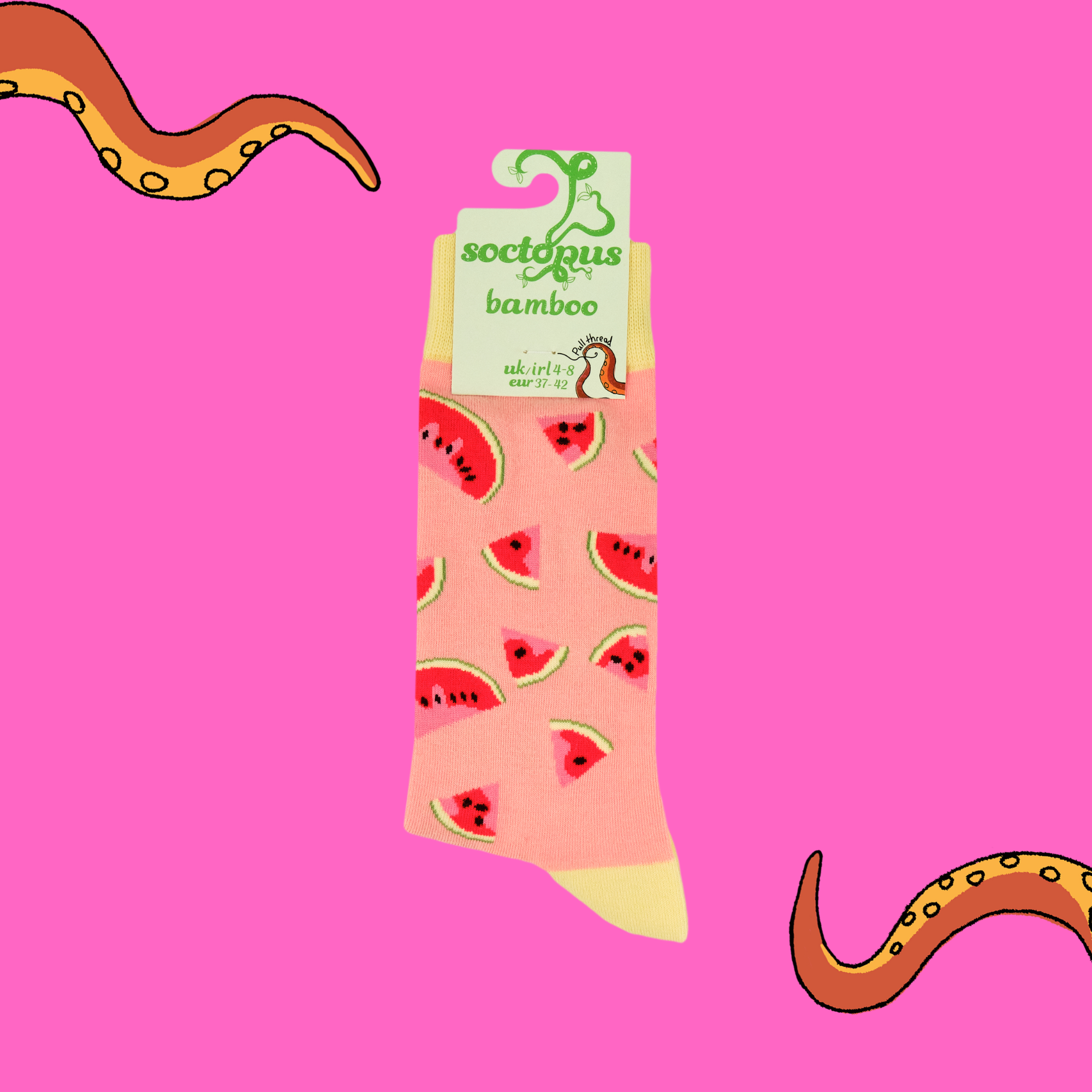 Watermelons Bamboo Socks