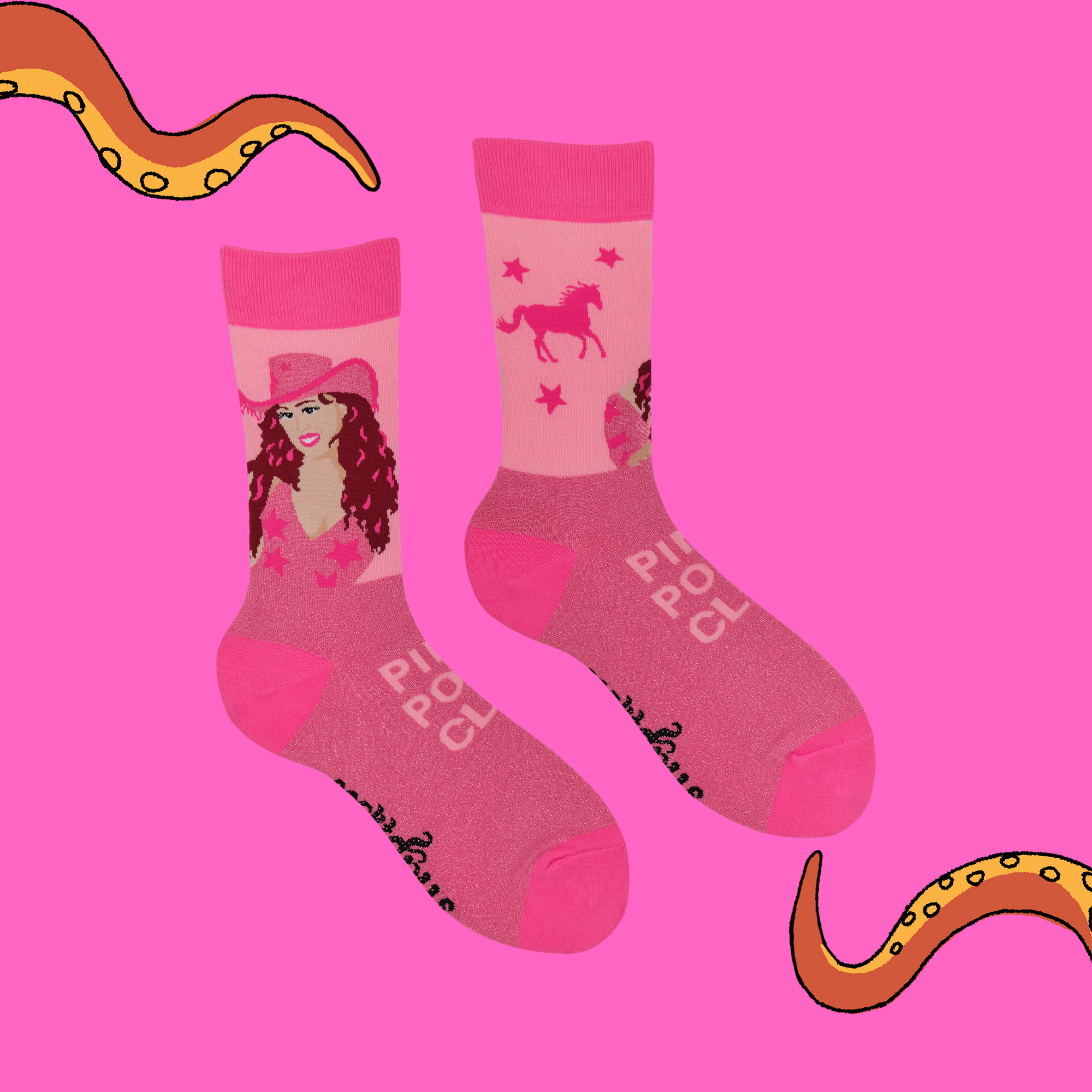 Chappell Roan Socks - Pink Sock Club