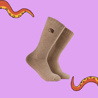 Hedgehog Embroidered Boot Socks
