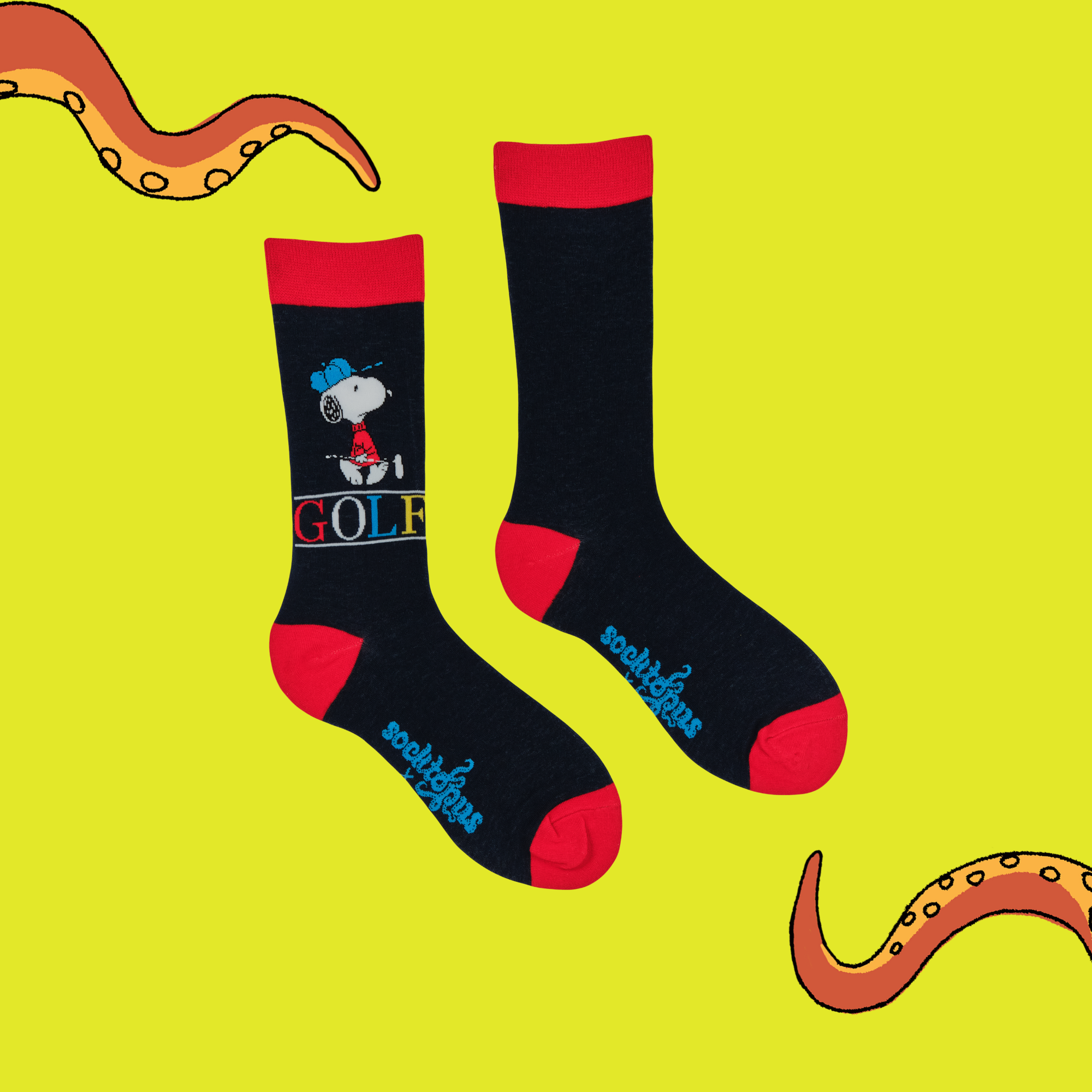 Golf Snoopy Socks - Peanuts
