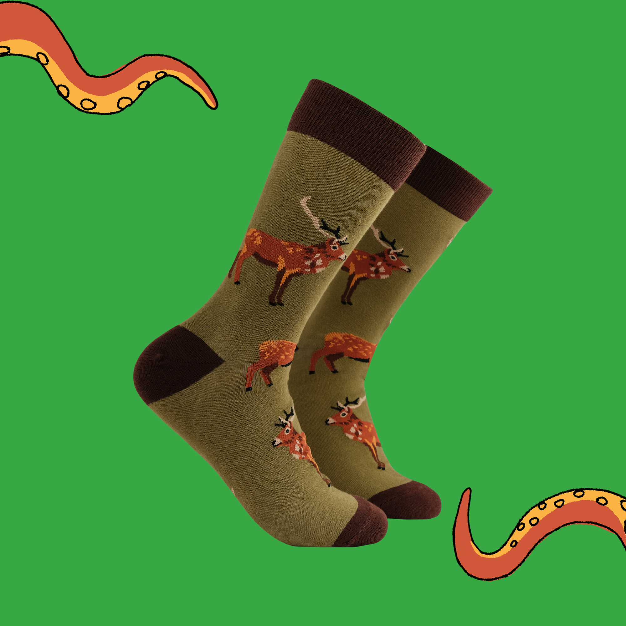 Stag Socks - Stuck in a Rut