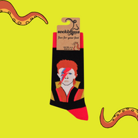 David Bowie Socks - Ziggy Sockdust