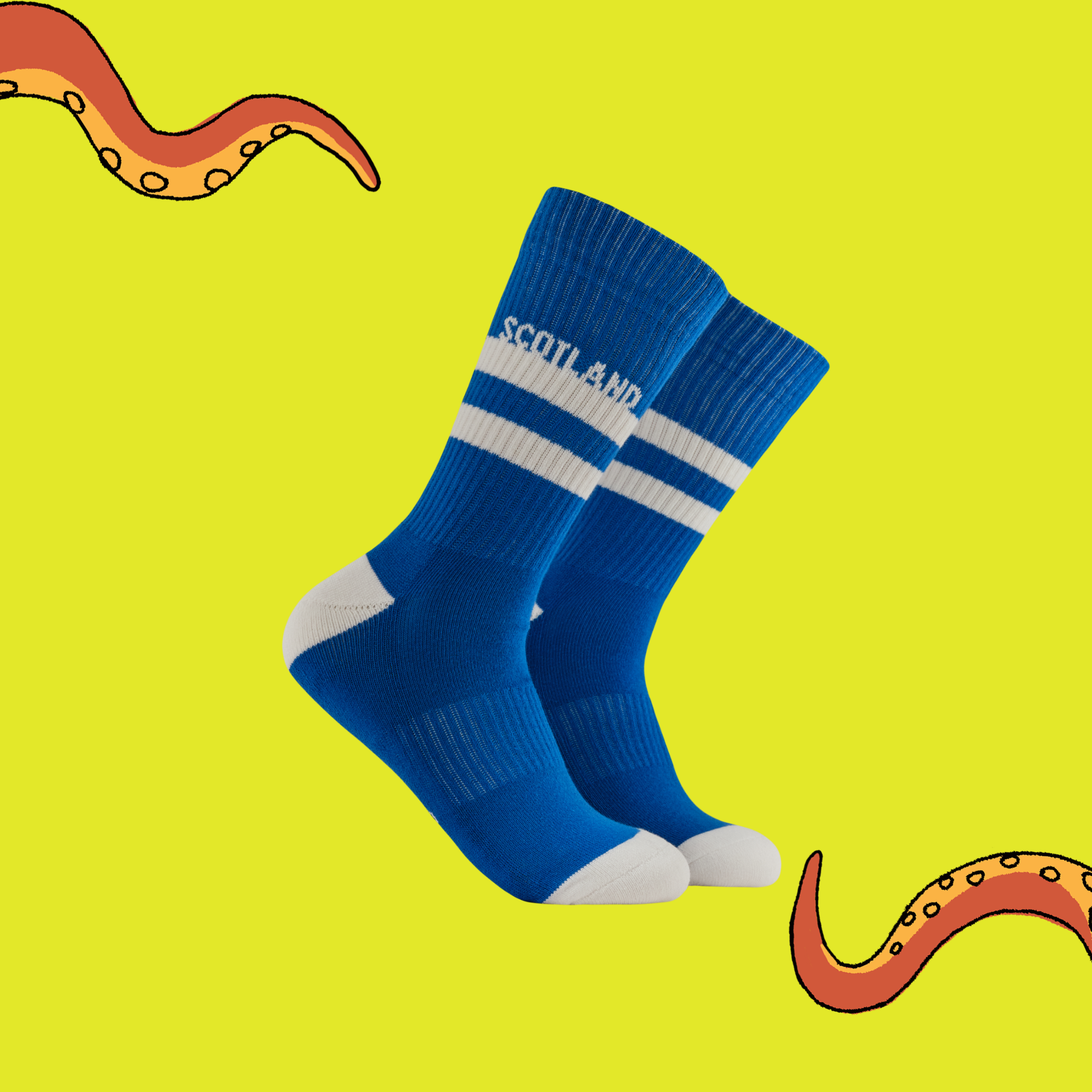 Scotland Retro Sports Athletic Socks