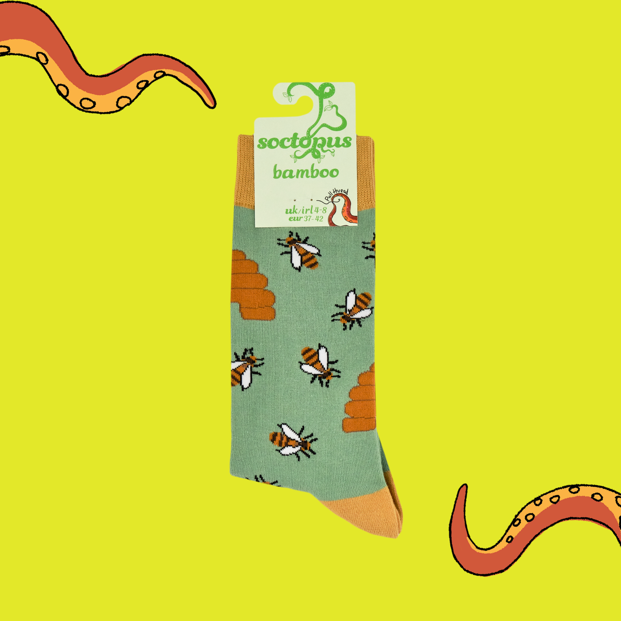 Honey Bee Bamboo Socks