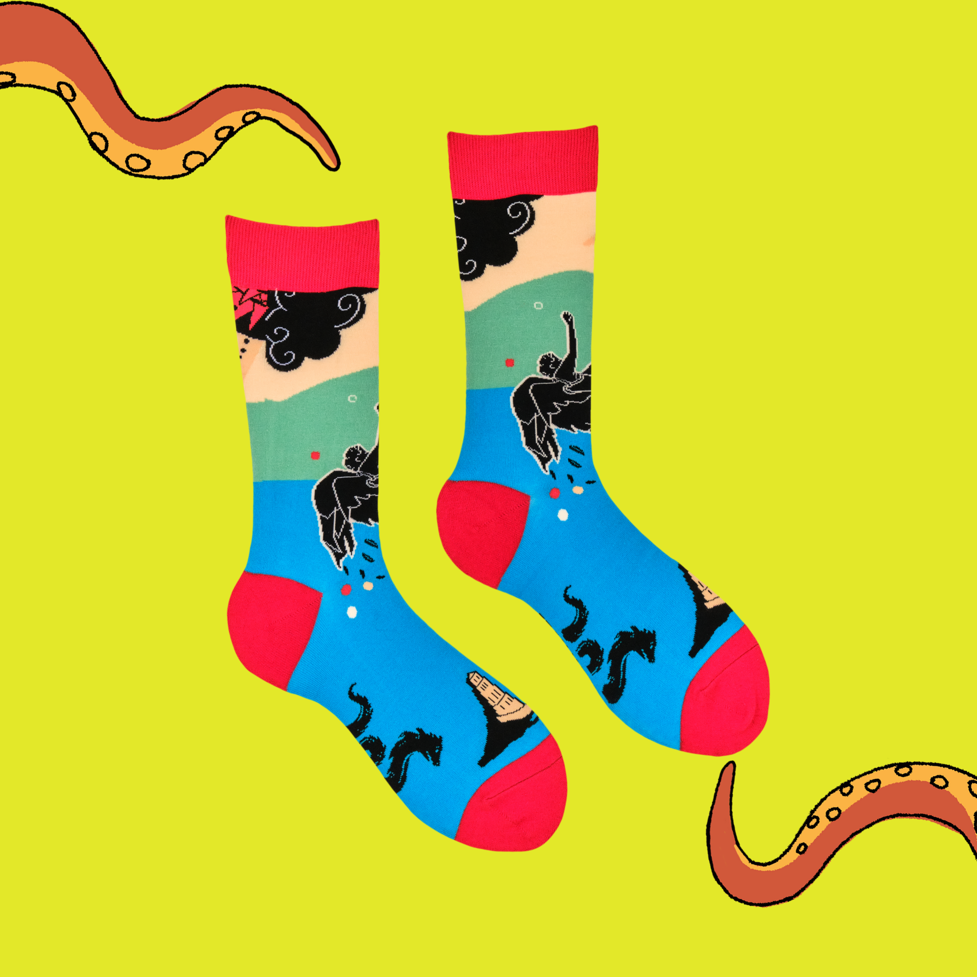 Fall of Icarus Socks - Fran Haslam