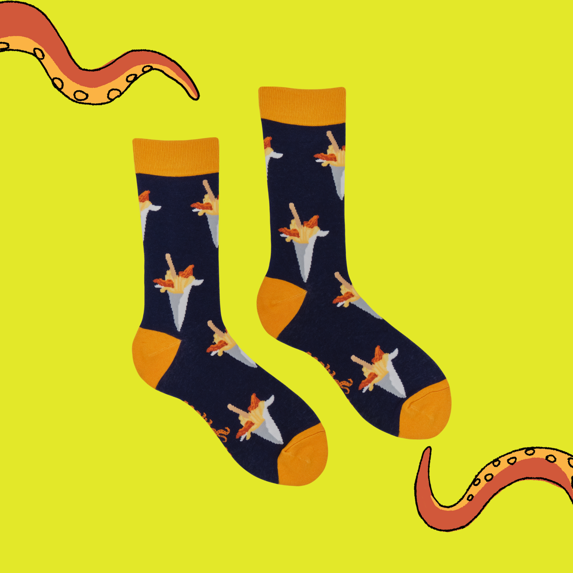 Fish and Chips Socks - Fry-Day Night
