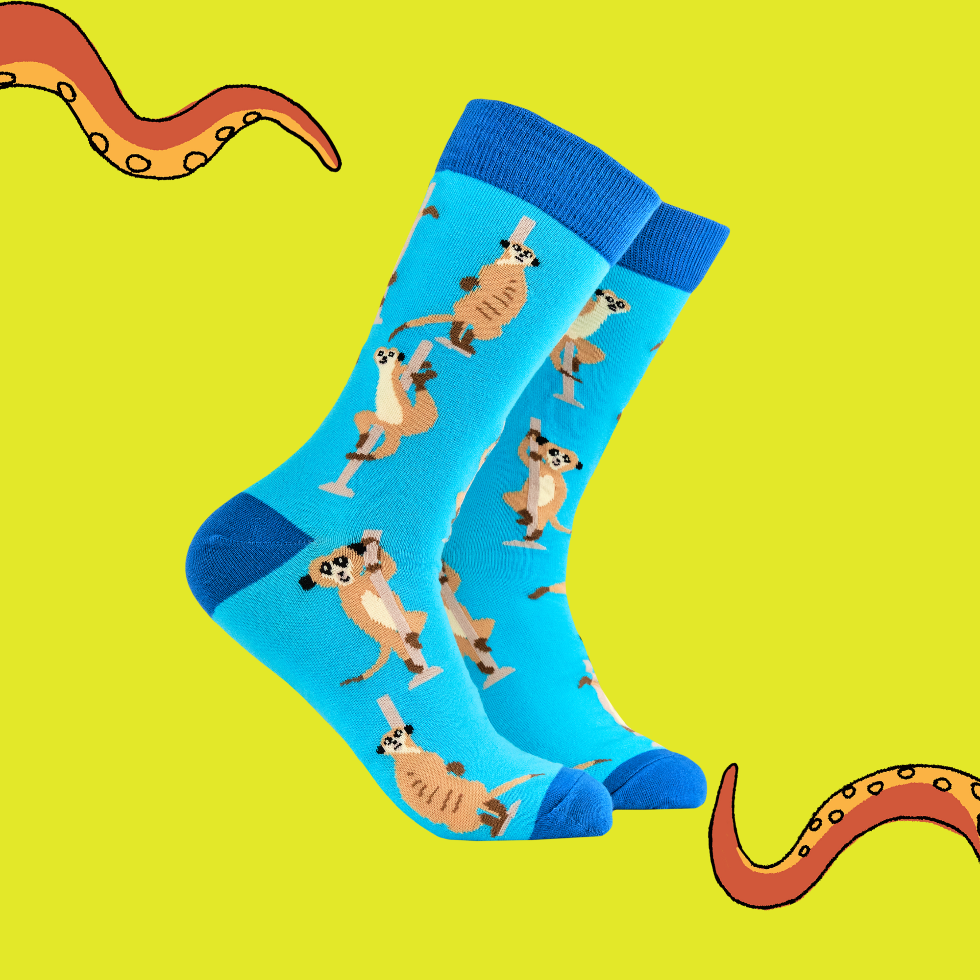Meerkat Pole Dancer Socks