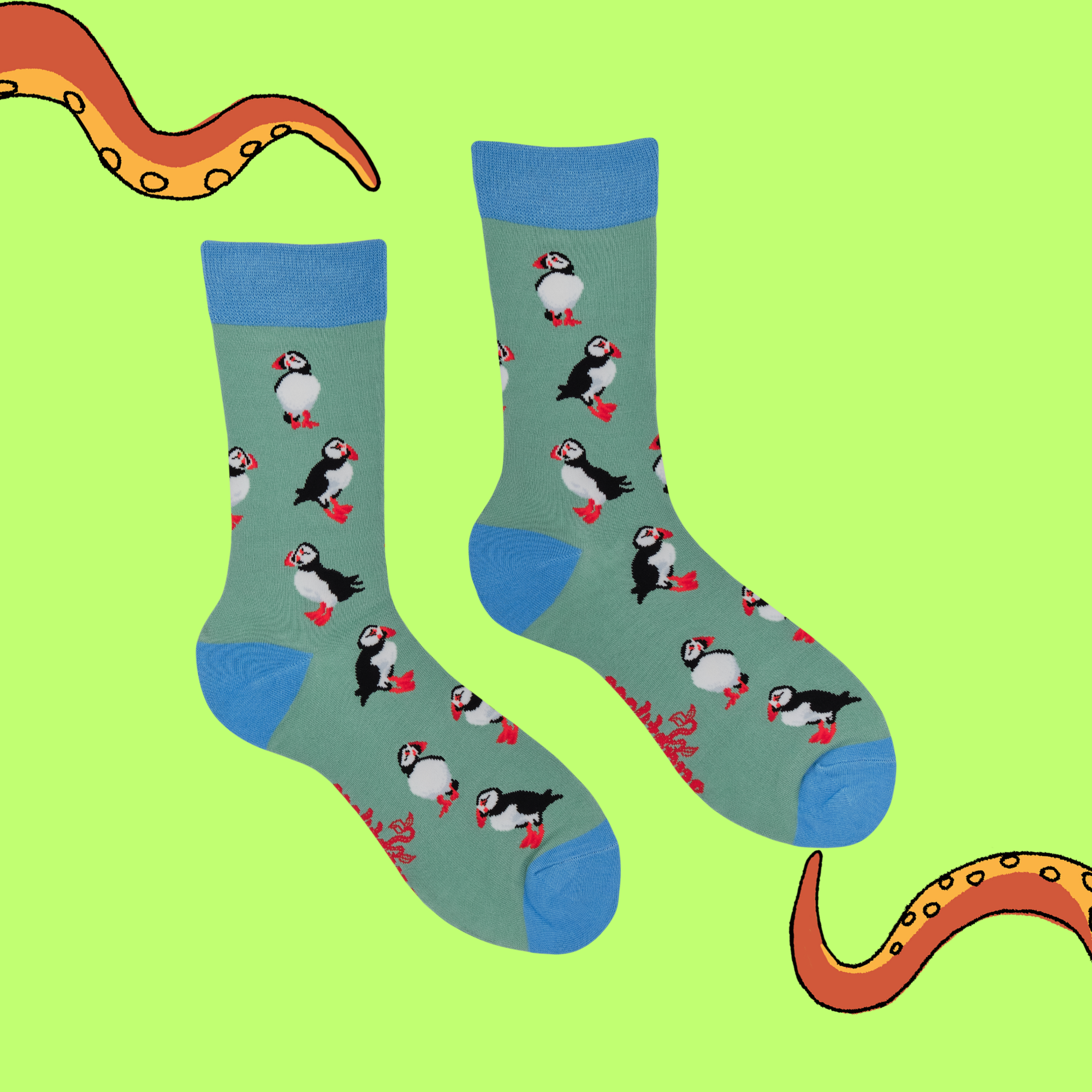 Puffin Bamboo Socks - Huffin' and Puffin'