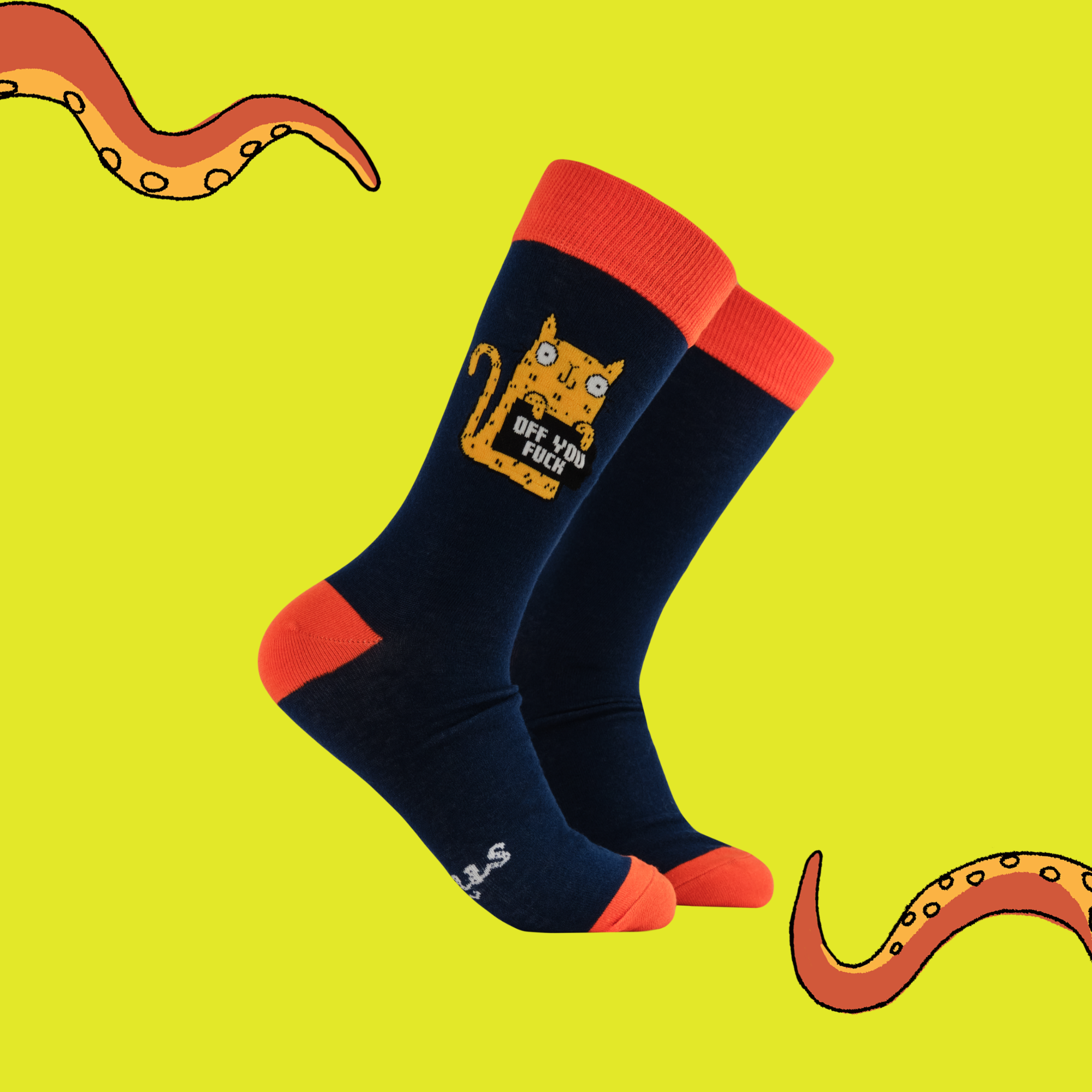 Off You Fuck Socks - Socktopus X Katie Abey