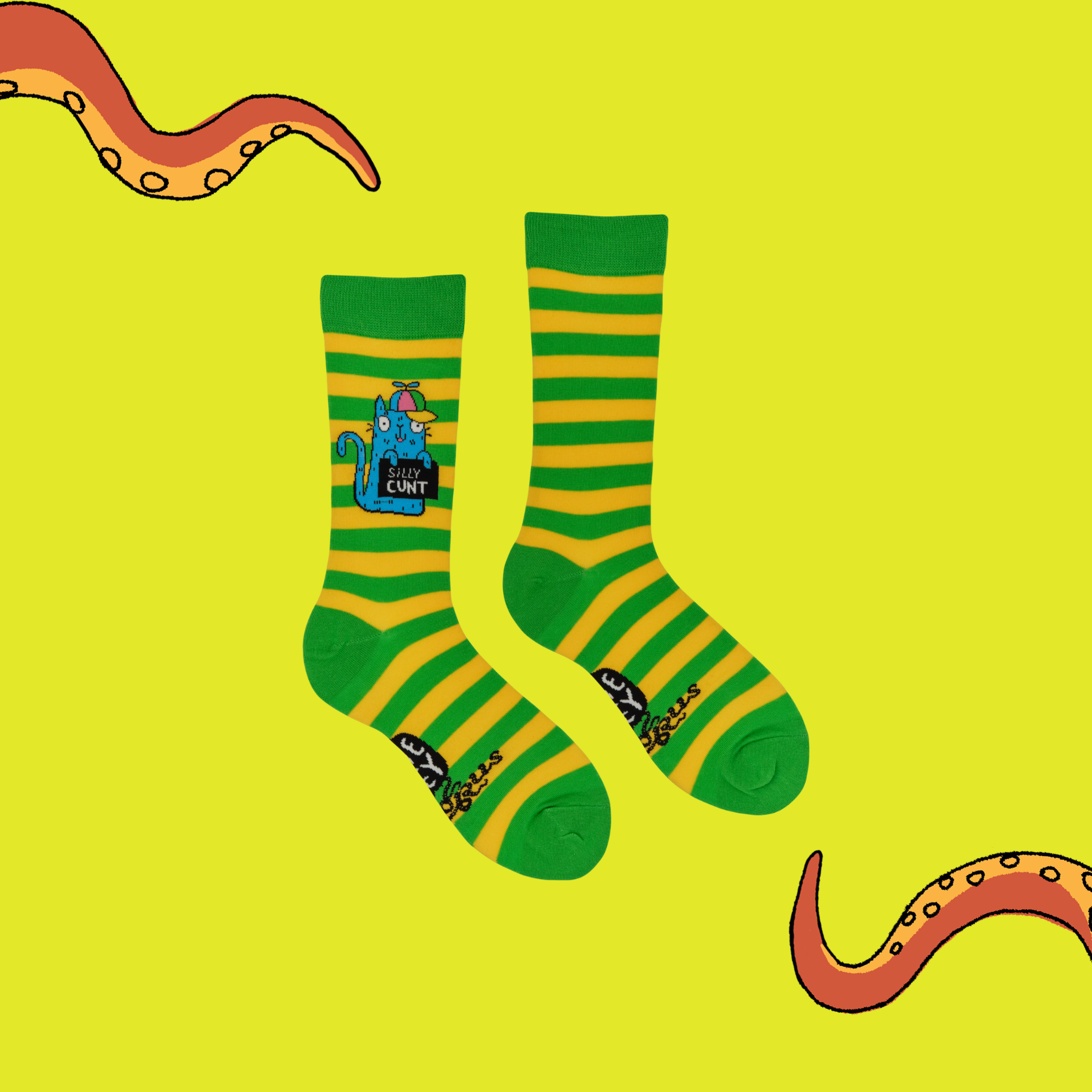 Silly Cunt Socks - Socktopus X Katie Abey