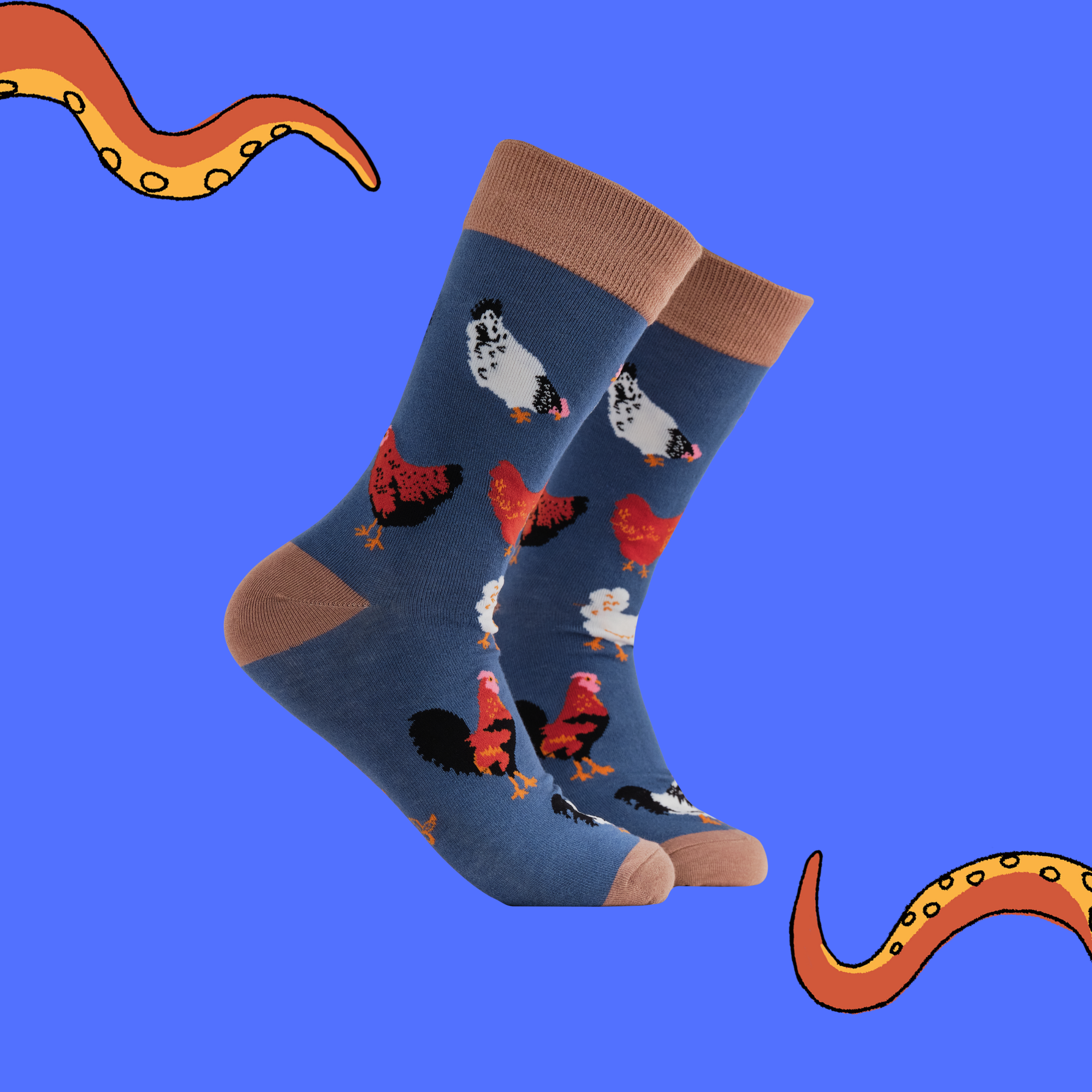 Chicken Bamboo Socks - Chick 'n' Mix