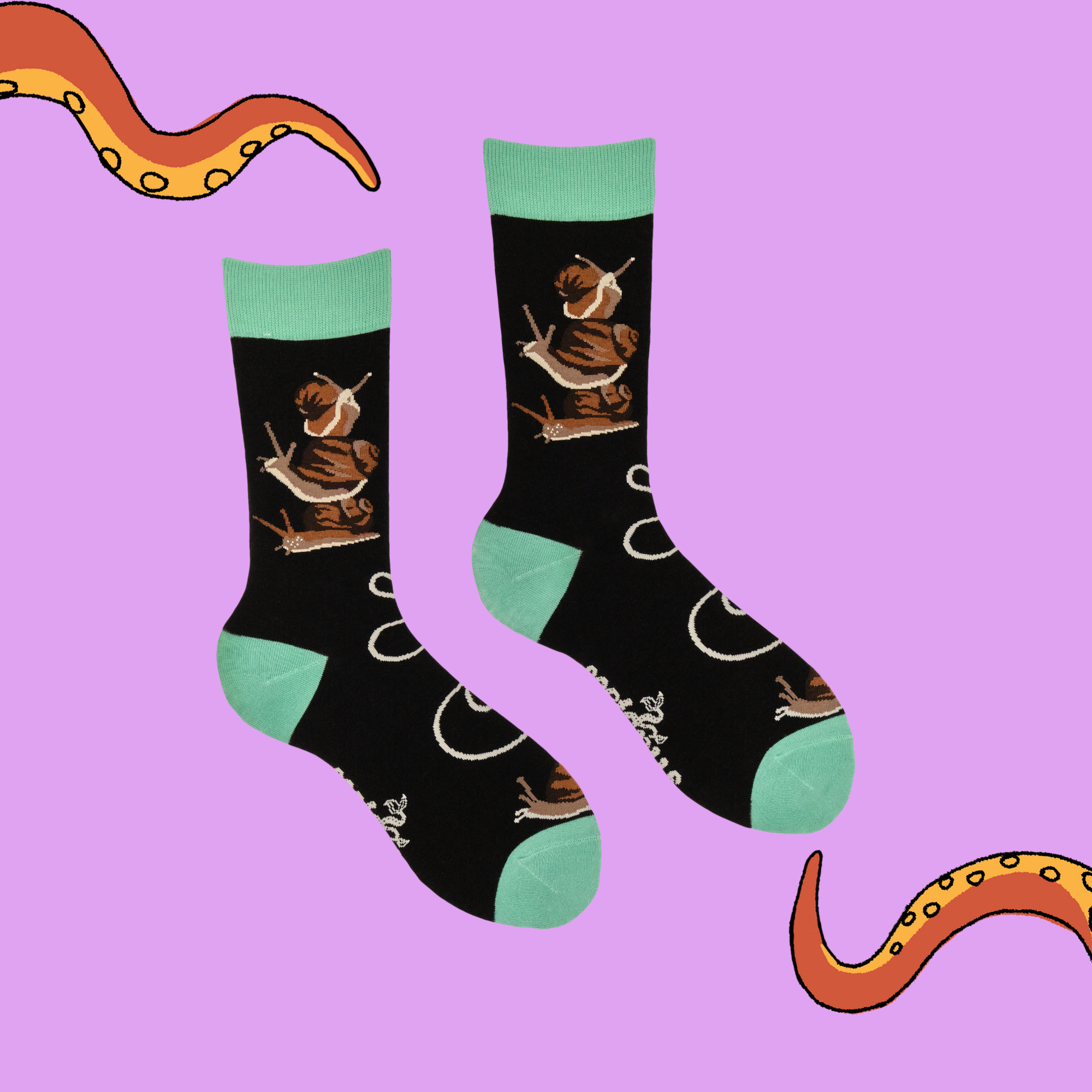 Snails Bamboo Socks