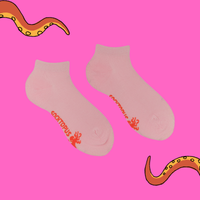 Pink Lemonade - Bamboo Colours Trainer Socks