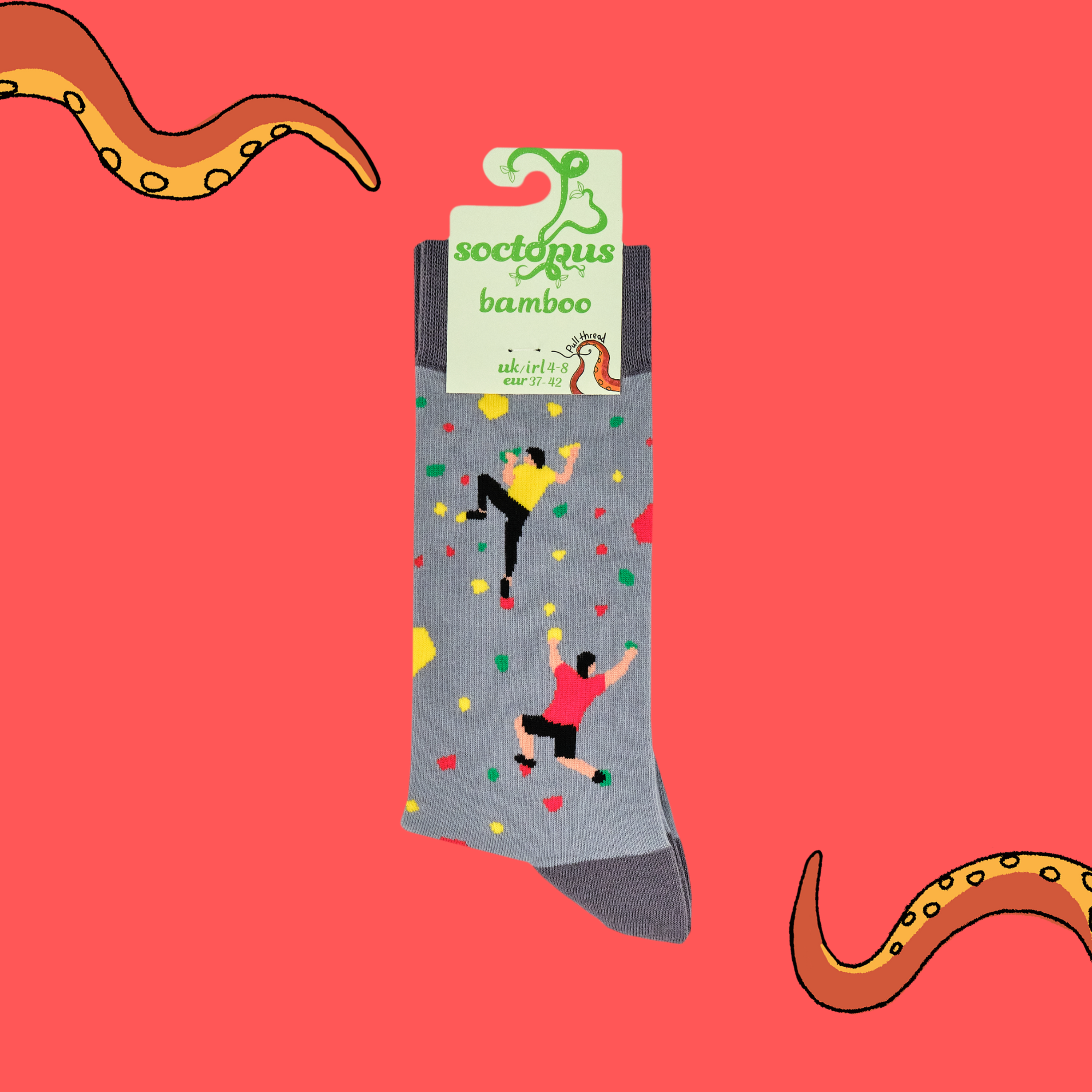 Rock Climbing Bamboo Socks