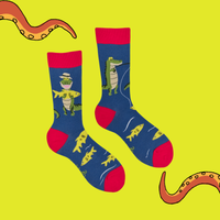 Fishing Alligator Socks - Catch Ya Later, Gator