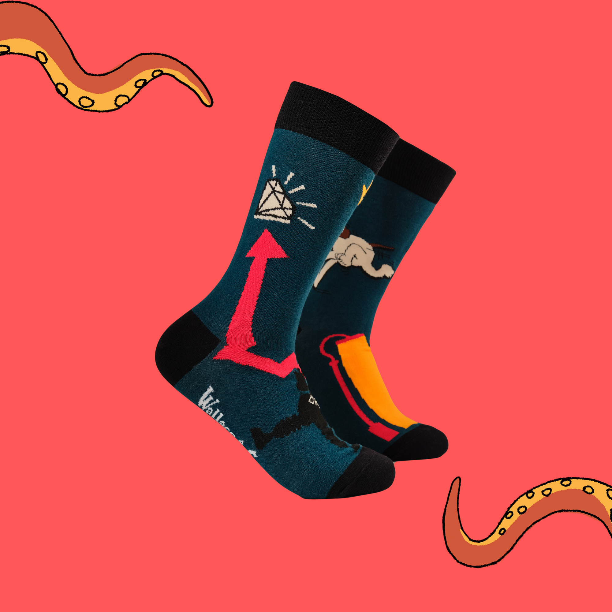 Wrong Trousers Socks - Wallace and Gromit