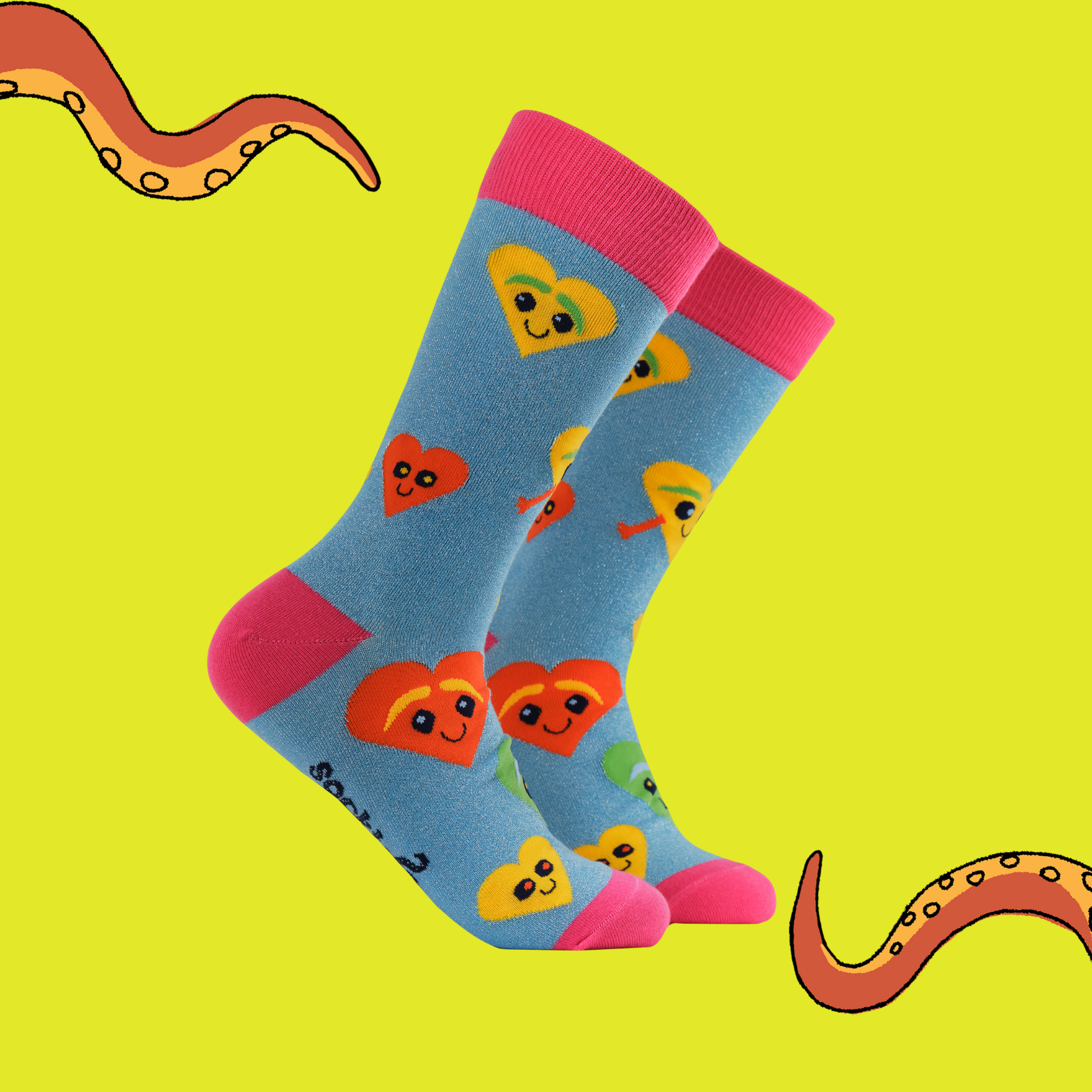 Tender - Lurex Hearts Socks