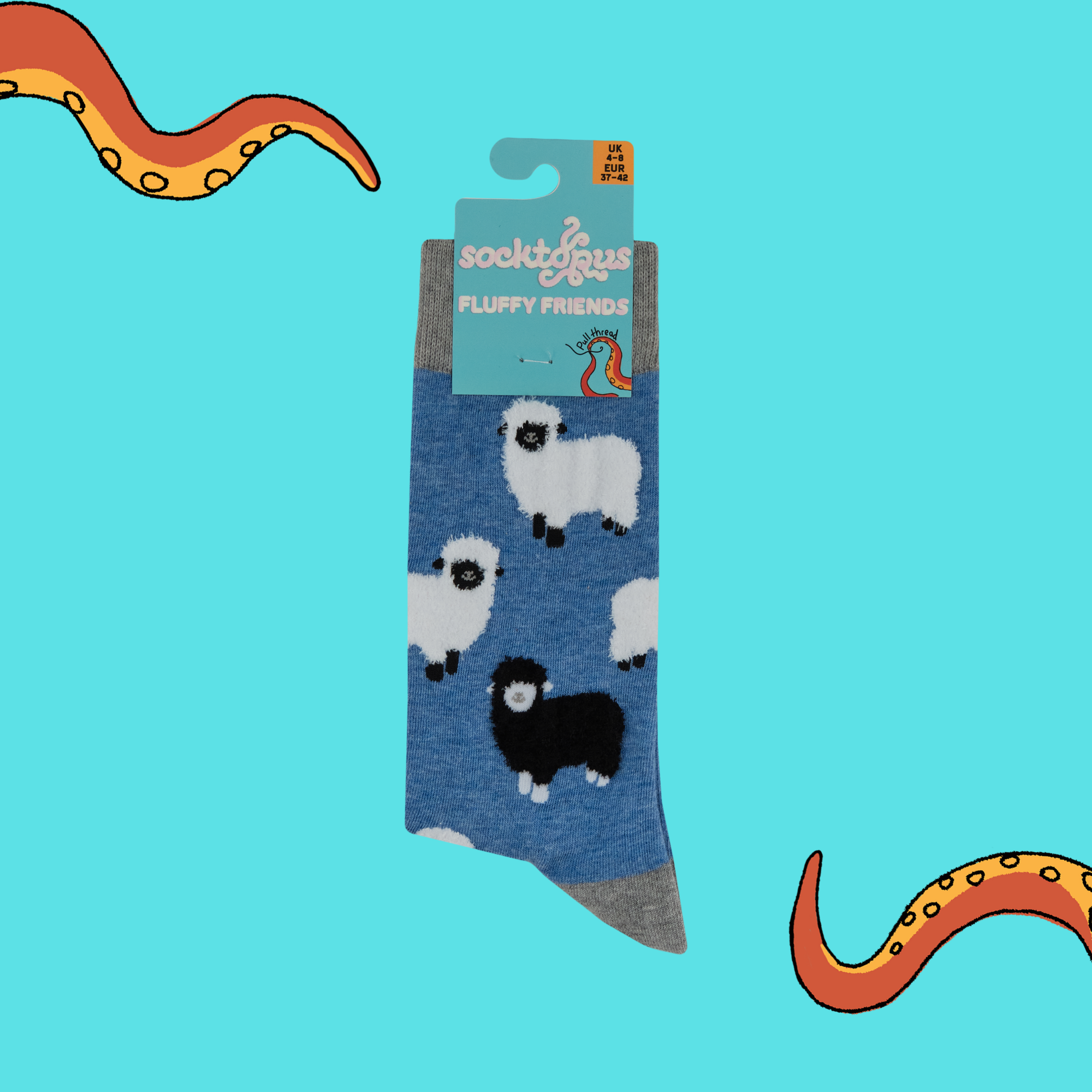 Fluffy Sheep Socks