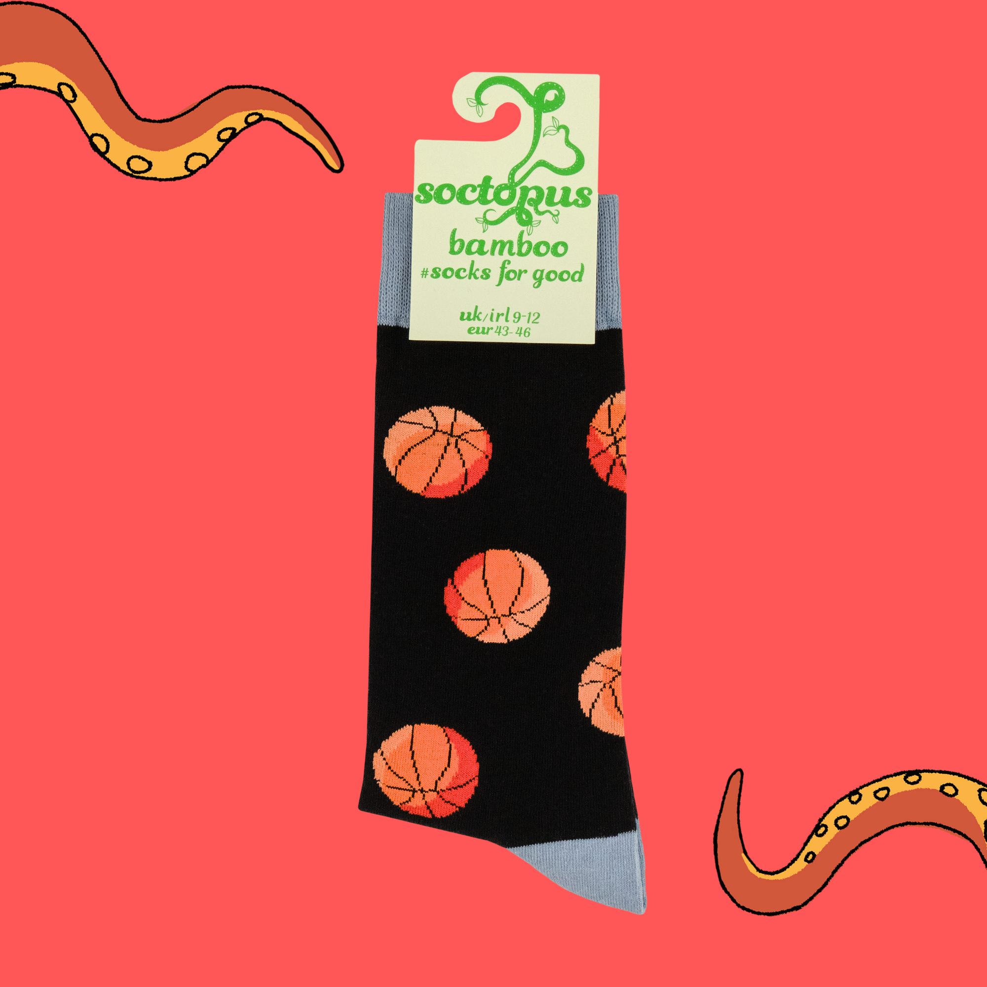 Basket Balls Bamboo Socks