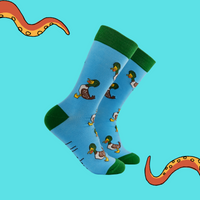 Aye Up Duck Socks - Luke Horton