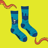 Gone Fishing Socks - Peanuts