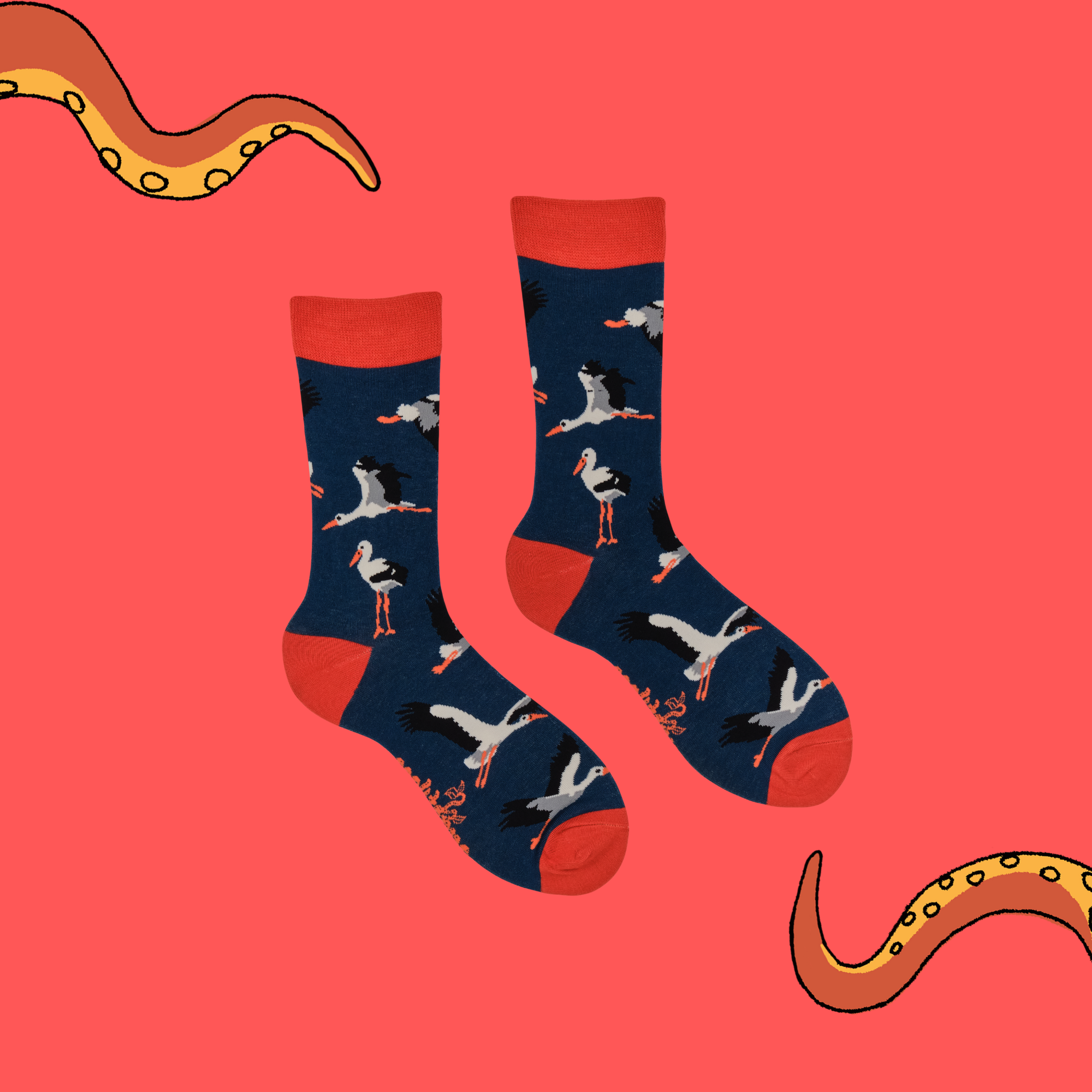 Stork Bamboo Socks - Special Delivery