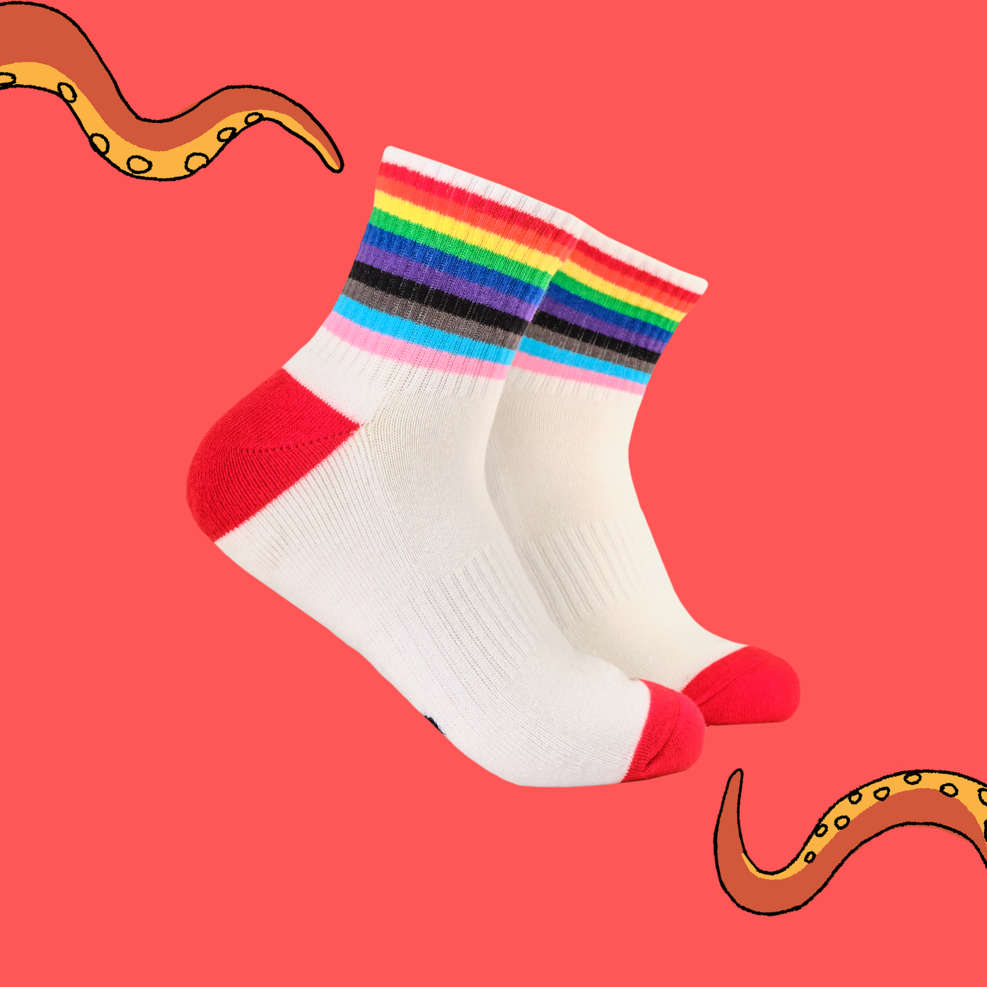 Pride Quarter Athletic Socks