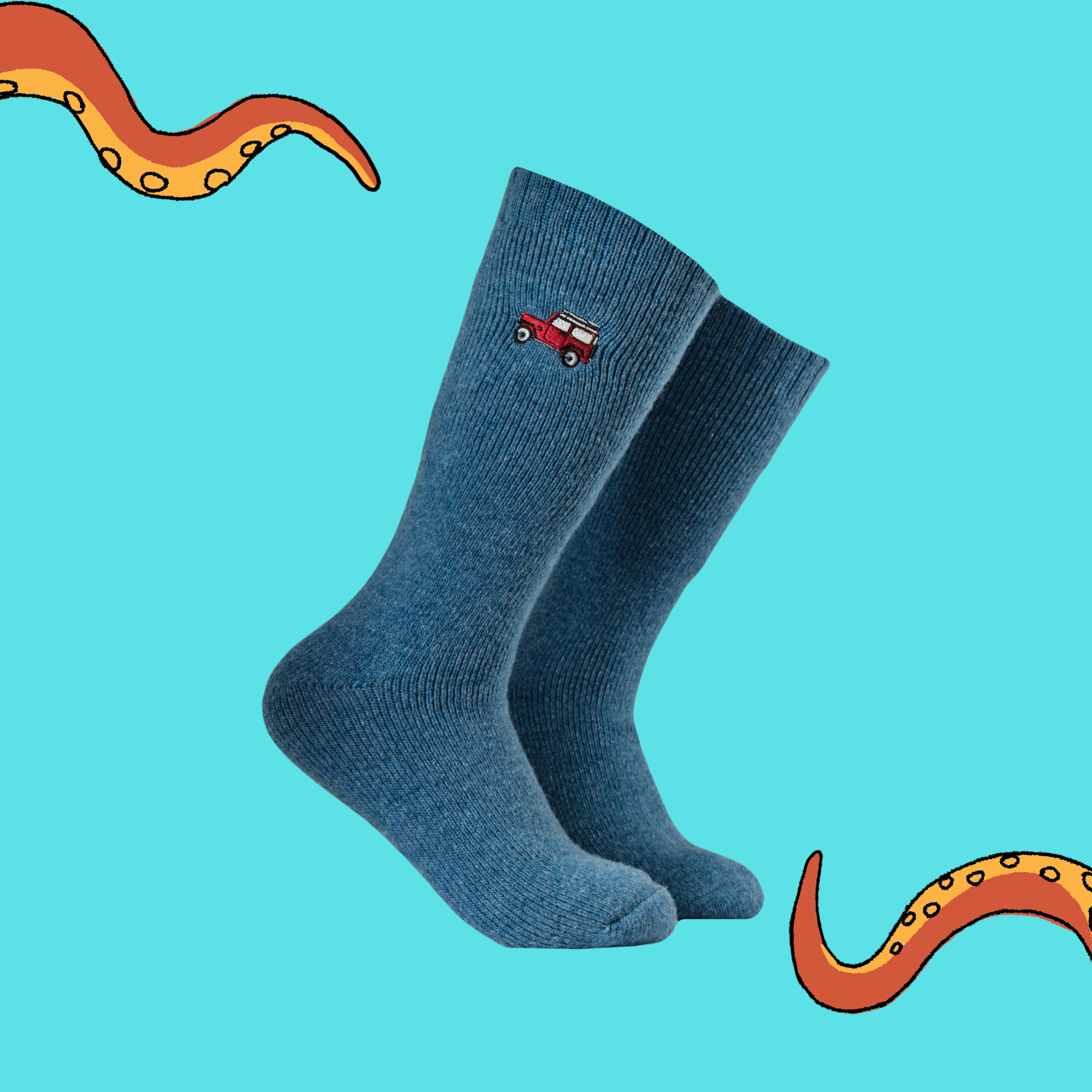Land Rover Embroidered Boot Socks