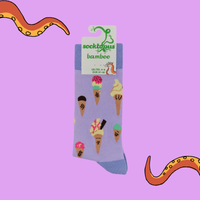 Ice Cream Bamboo Socks - Ice Cream You Scream