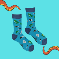 Frog Lifecycle Bamboo Socks - FROGTOPUS