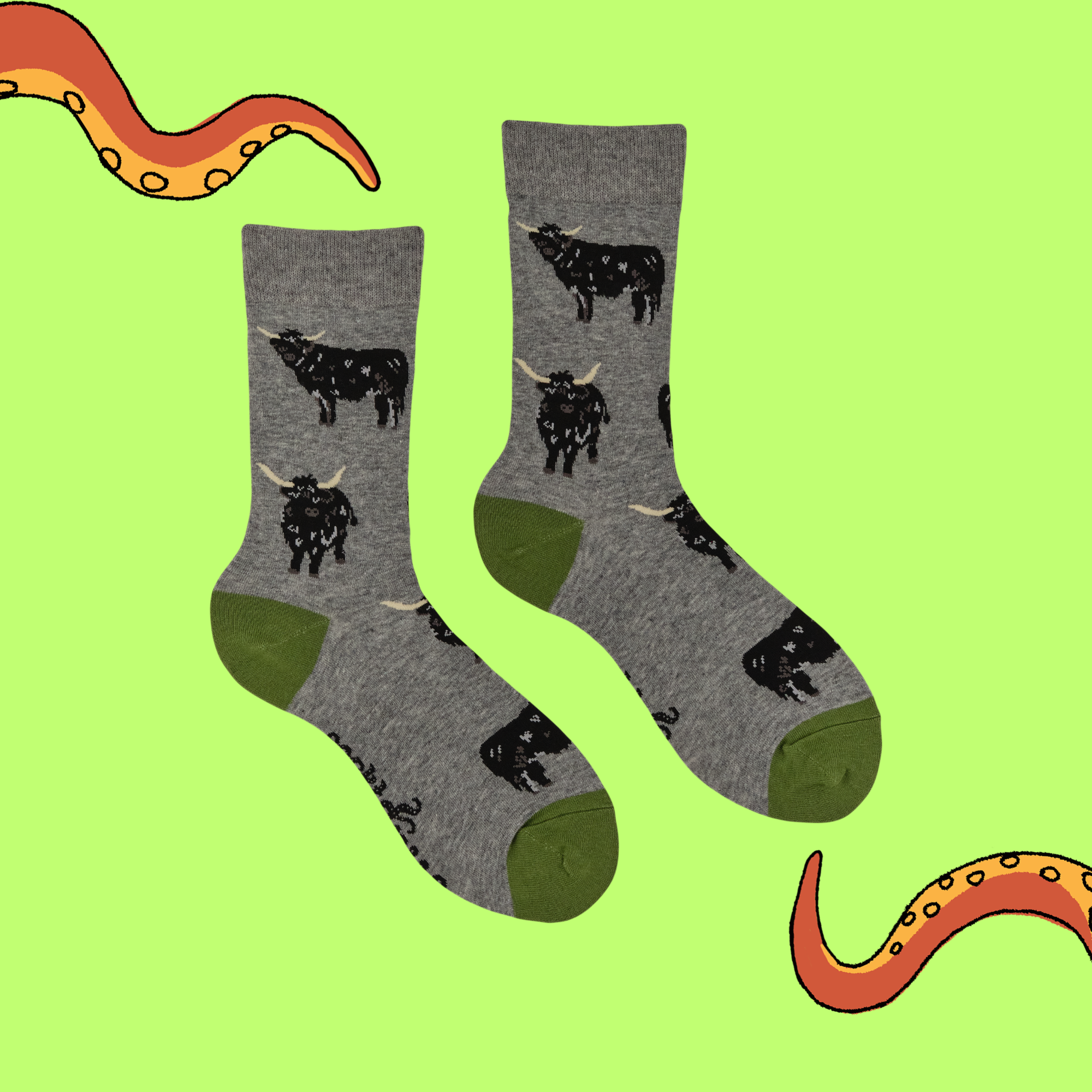 Highland Coo Socks