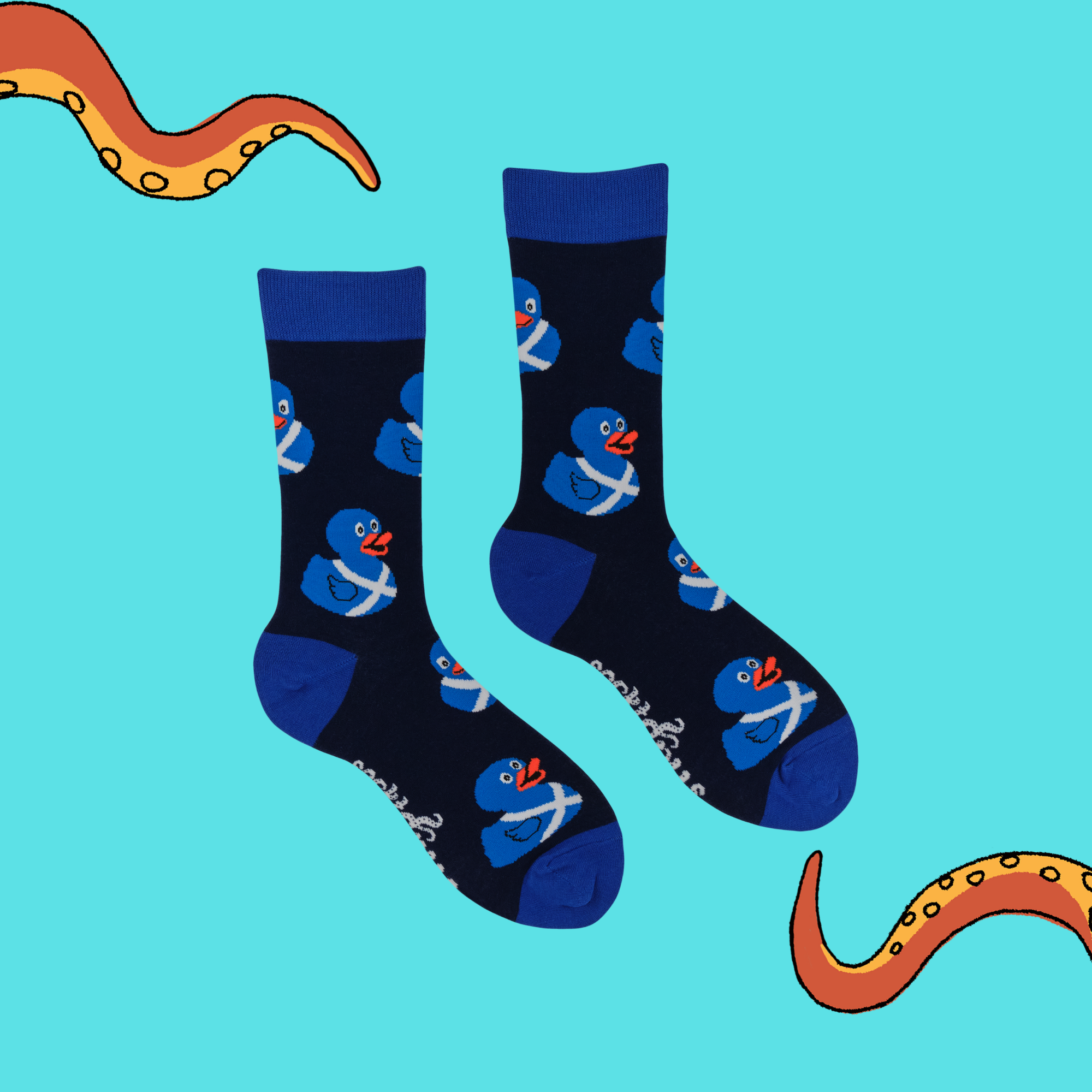 Scottish Rubber Duckies Socks