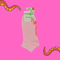 Pink Lemonade - Bamboo Colours Trainer Socks