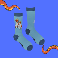 Jack Russell Terrier Socks - The Royal Couple