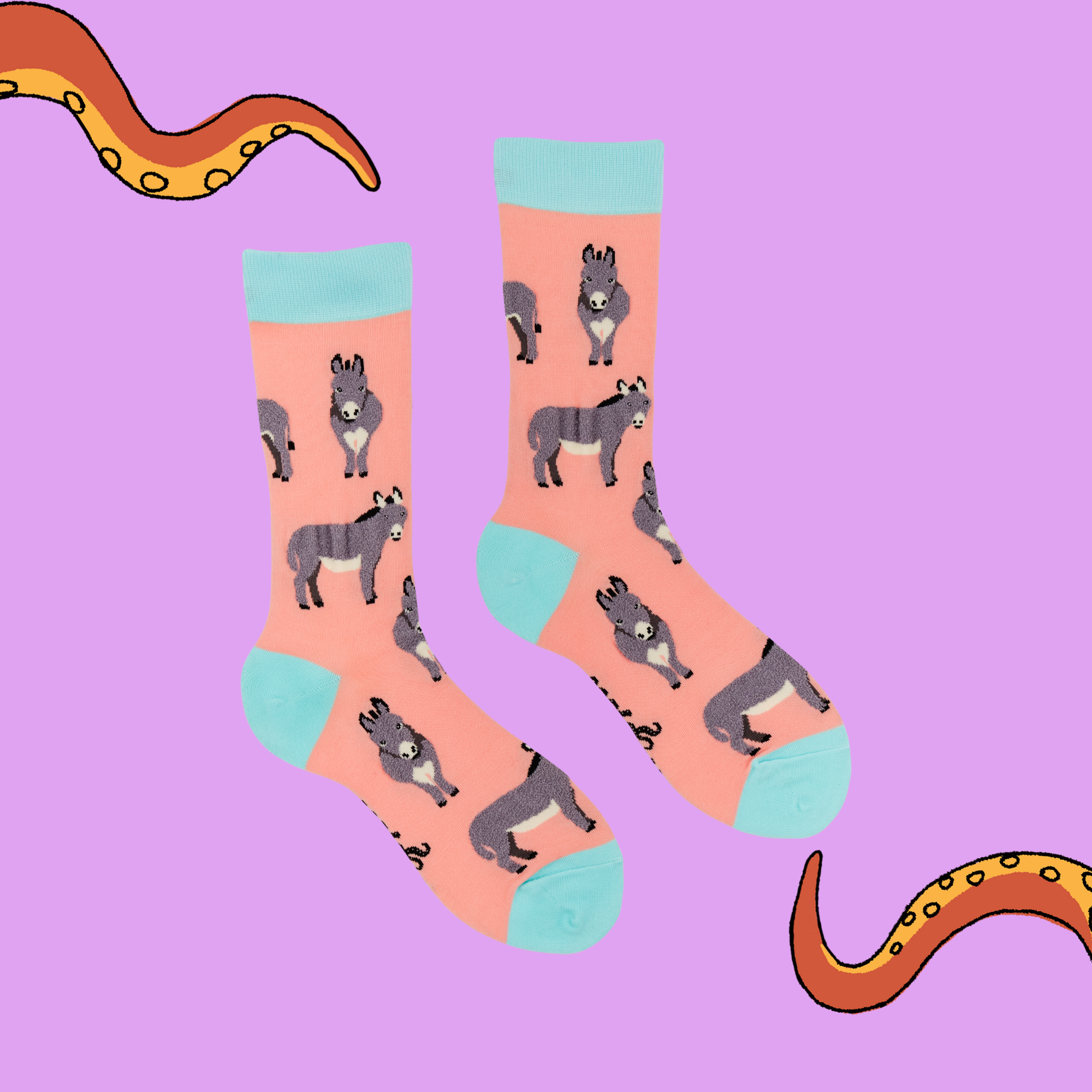 Fluffy Donkeys Socks