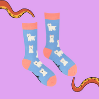 Fluffy Westies Socks