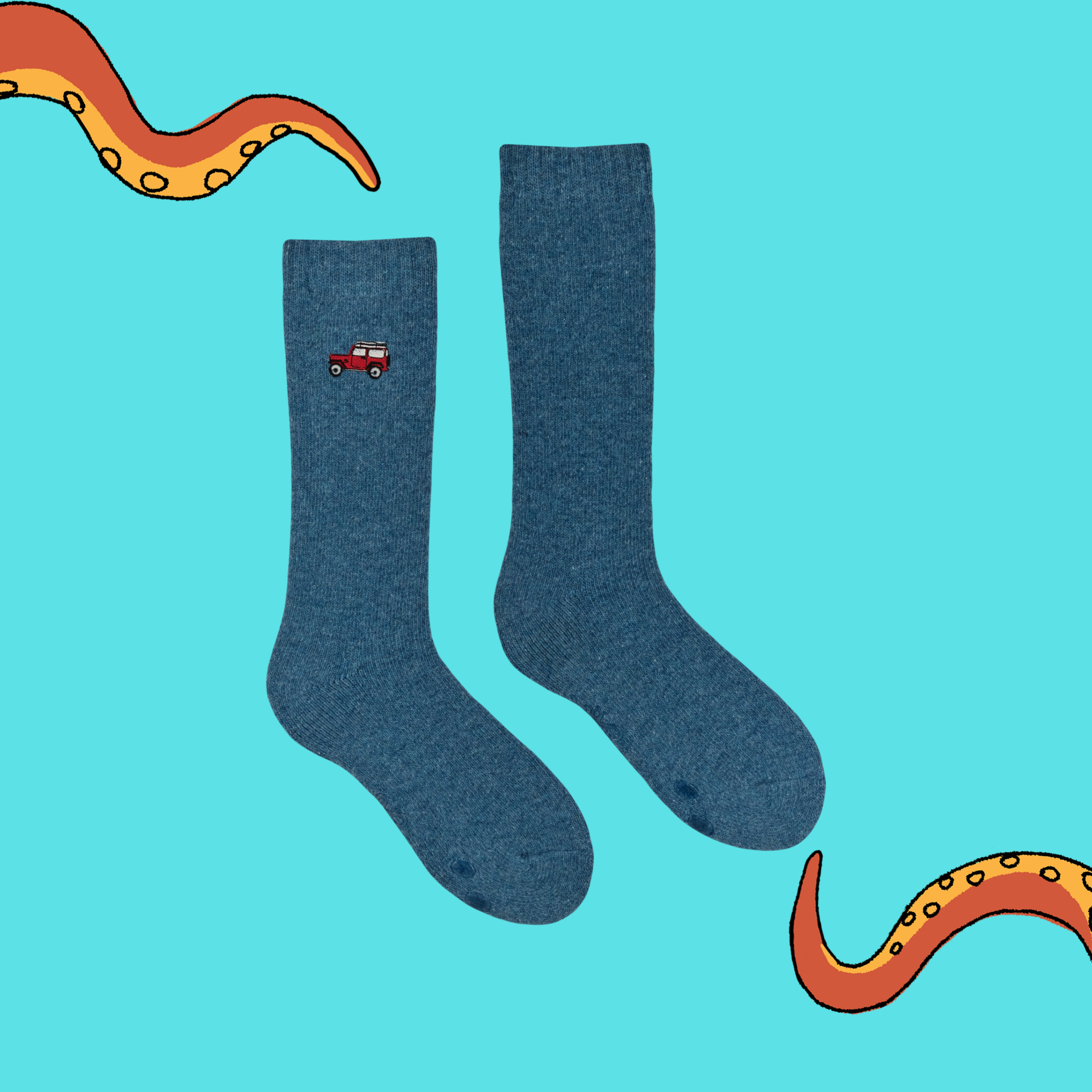 Land Rover Embroidered Boot Socks