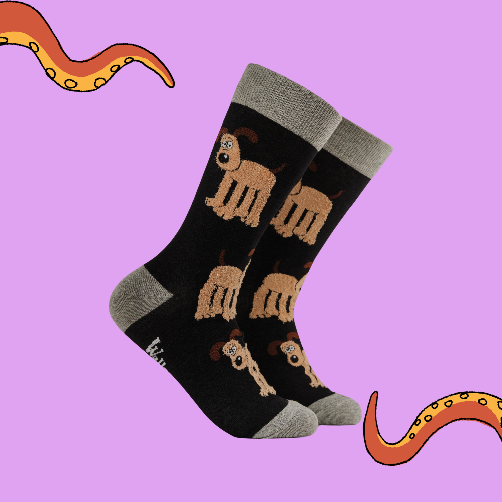 Fluffy Gromit Socks - Wallace and Gromit