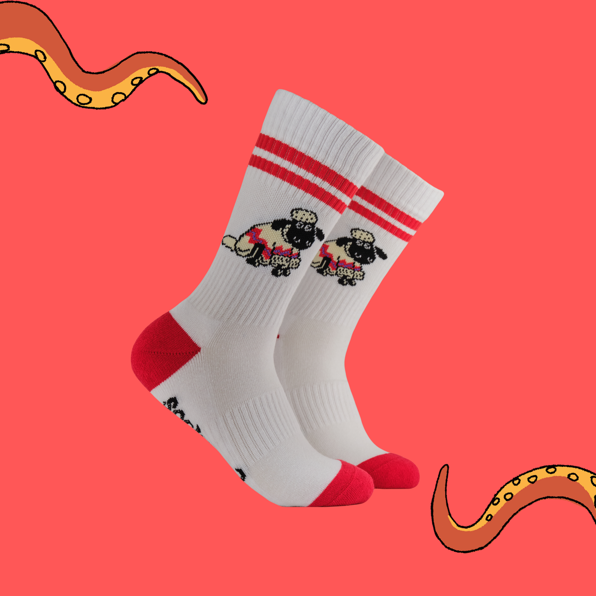 Shaun Athletic Socks - Wallace and Gromit