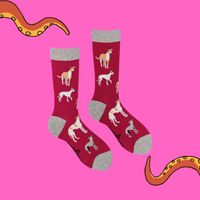 Whippet Socks - Off Like a Whippet