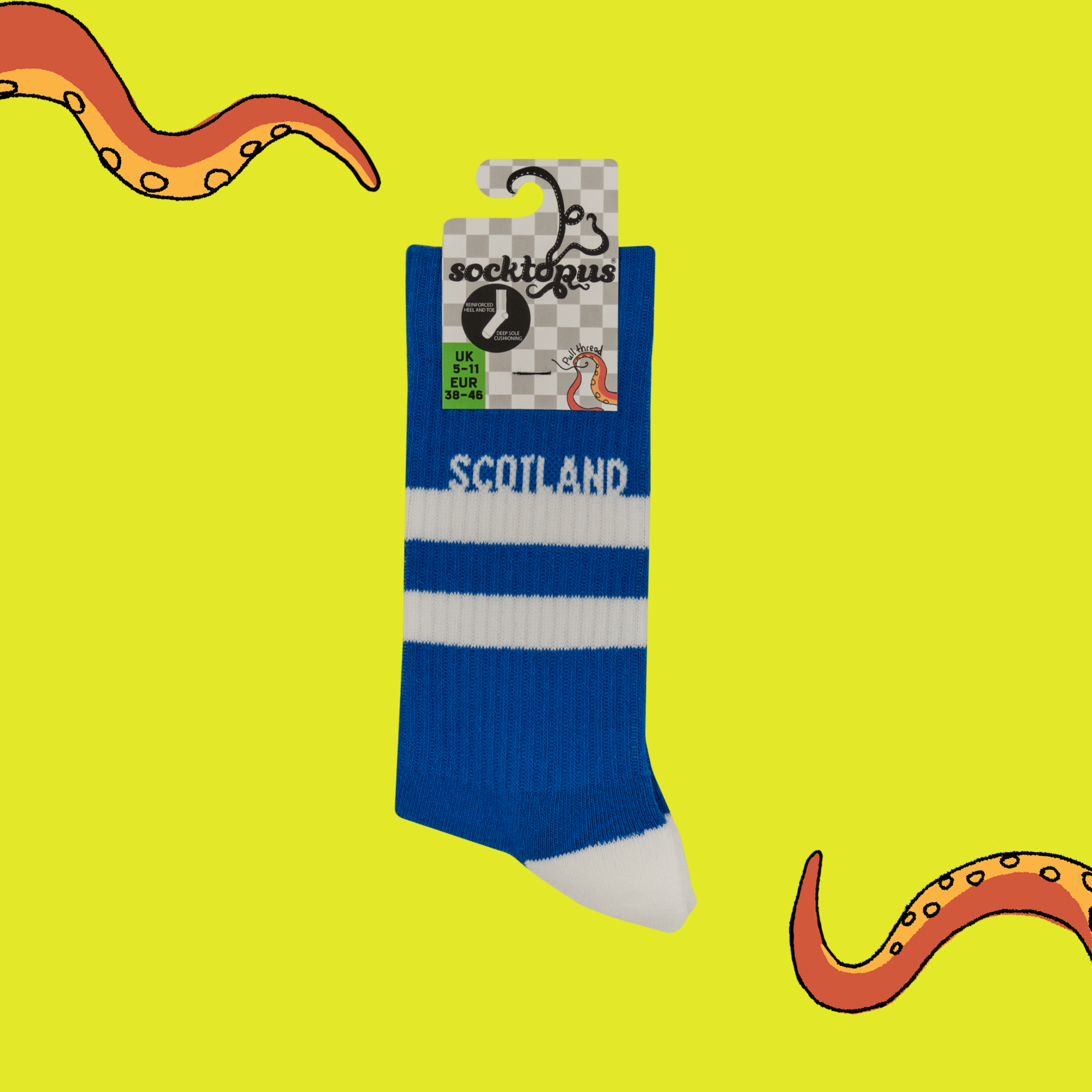Scotland Retro Sports Athletic Socks