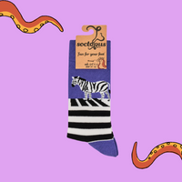 Zebra Crossing Socks